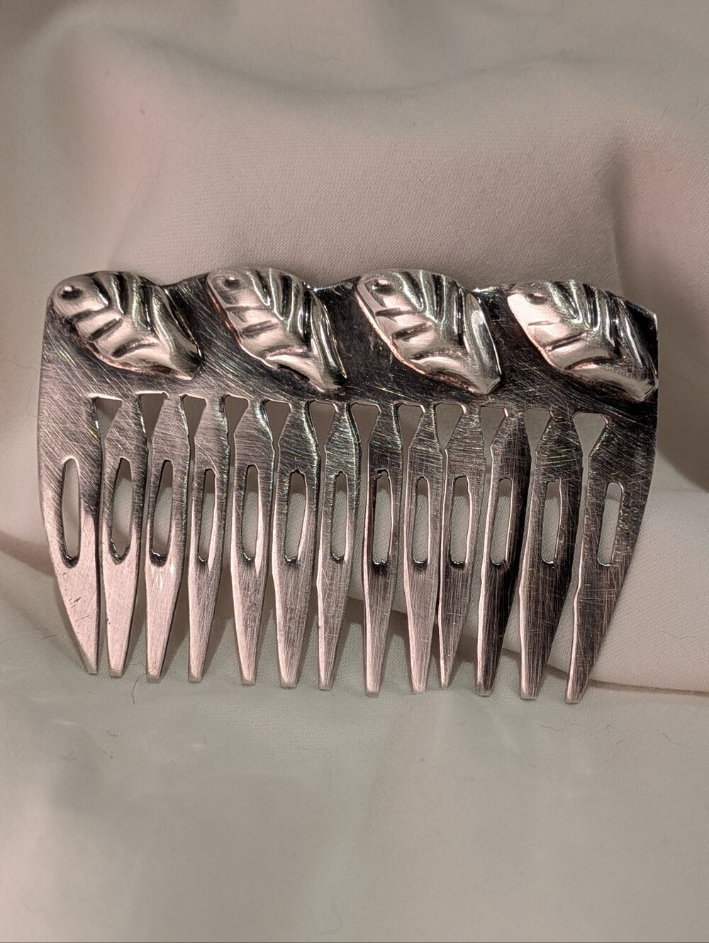 Vintage Taxco Sterling Silver Hair Comb
